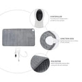 NNETM Electric Heat Pad Adjustable Heating Mat Warmer for Back Pain Relief