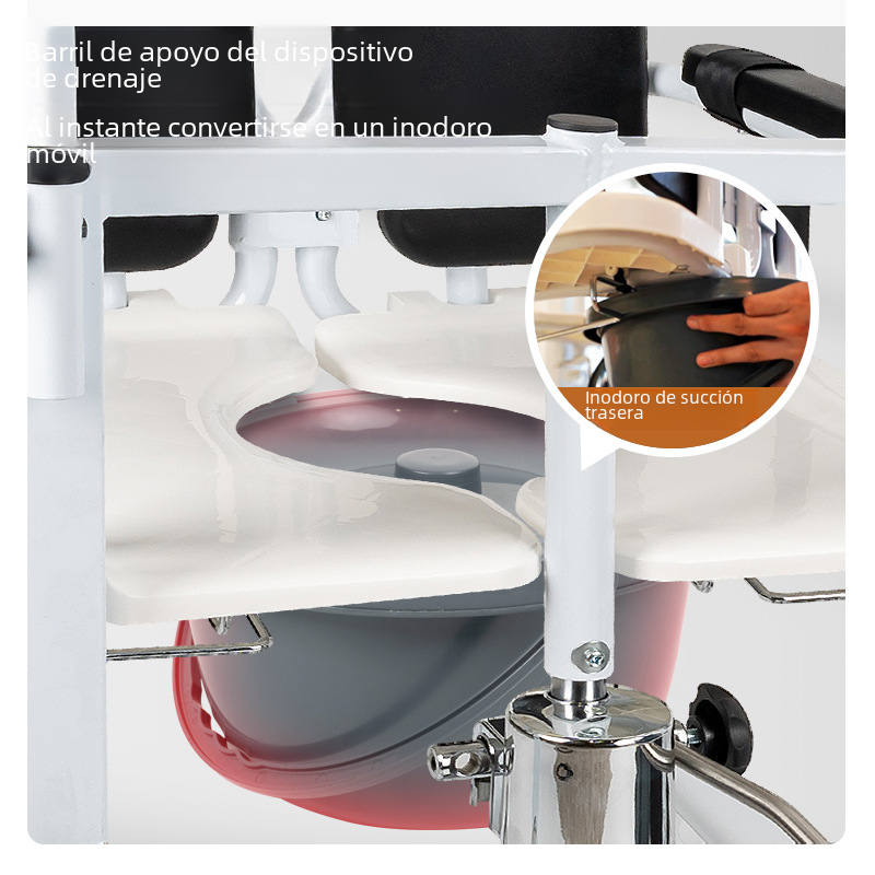 Multi-Functional Hydraulic Transfer Chair for Elderly