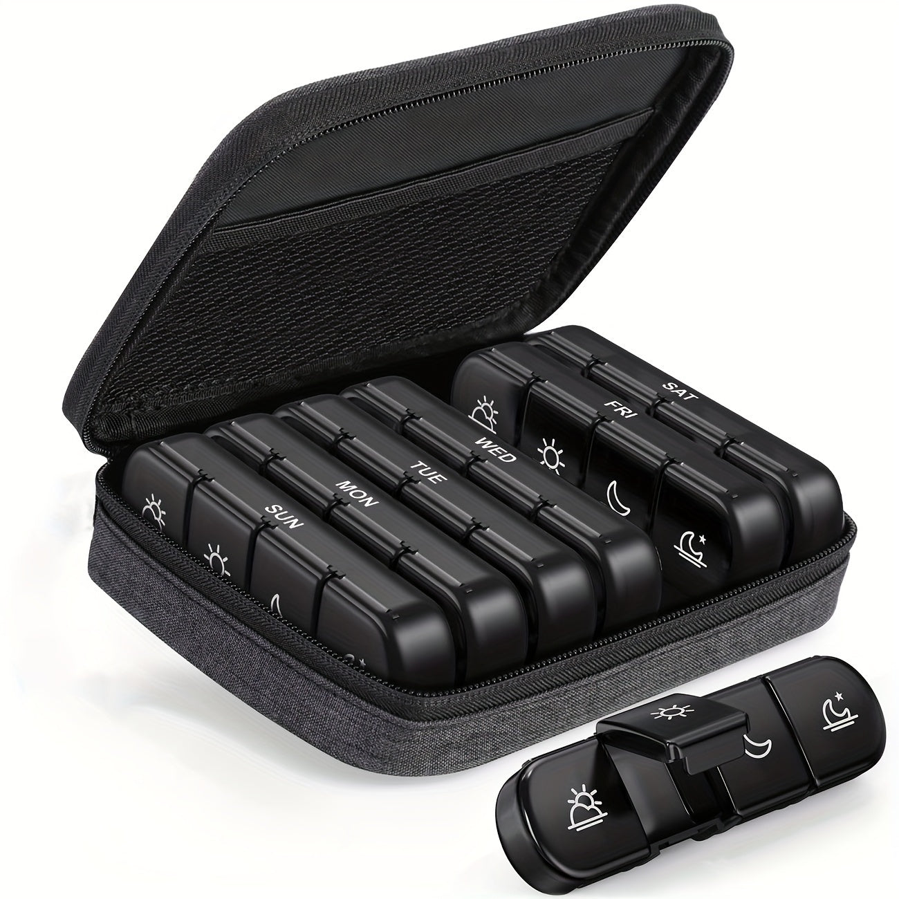 NNETM Weekly Pill Organizer Set