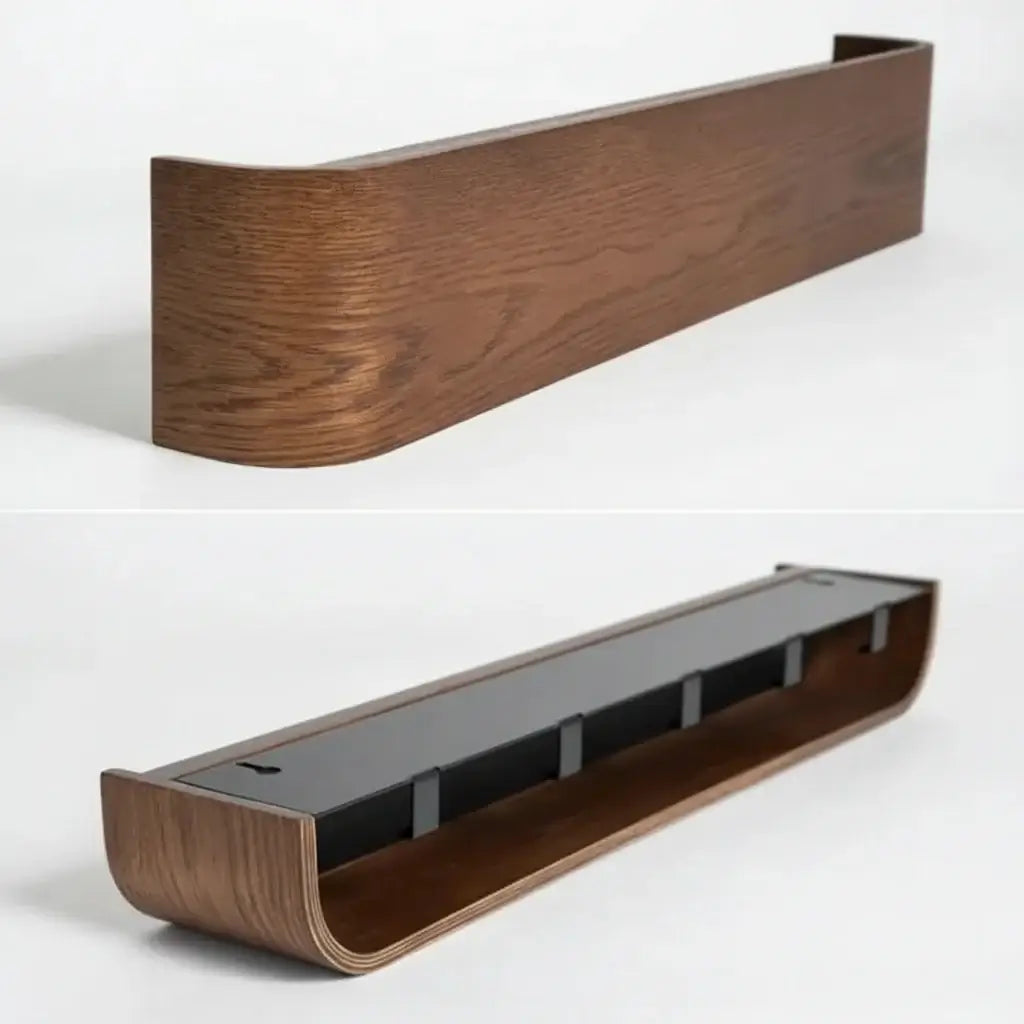 Nordic wall shelf organizer with Hooks Entryway Coat & Key Organizer