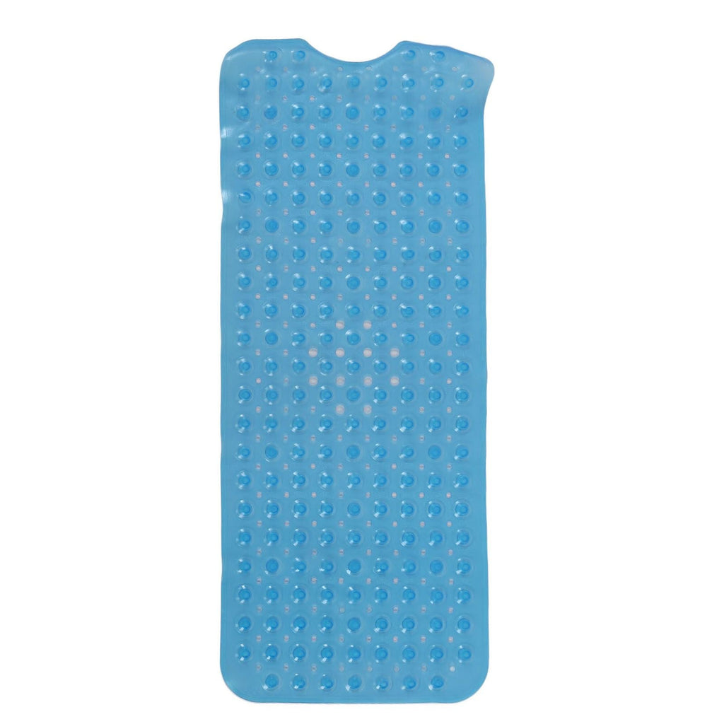 Bath Mat Mat PVC Anti Slip Mat for Bathroom Kitchen Hotel Toilet Shower Room 100x40cmBlue