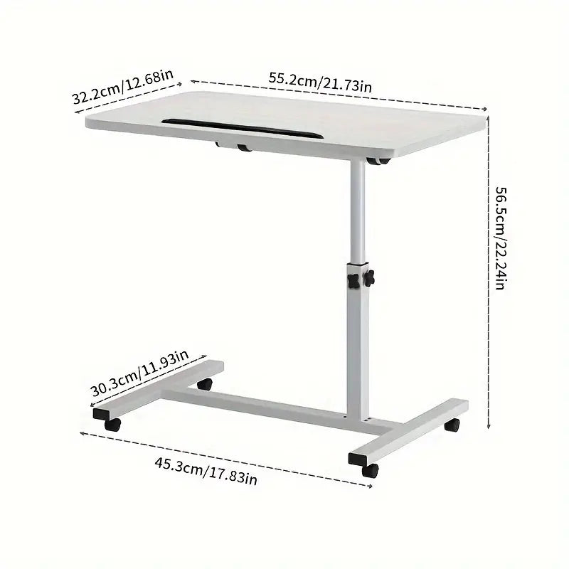 Portable Adjustable Bedside Computer Table