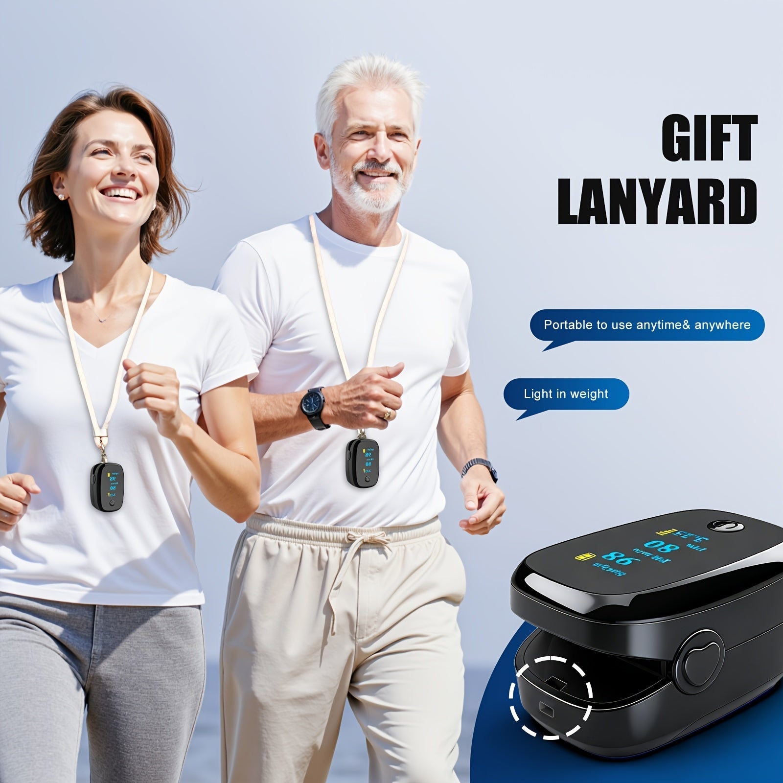 NNETM Fingertip Pulse Oximeter with OLED Display (SpO2 & Heart Rate)