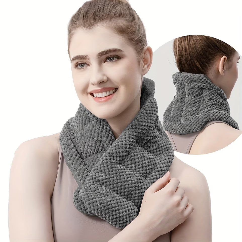 Microwavable Neck & Shoulder Heating Pad with Washable Cover