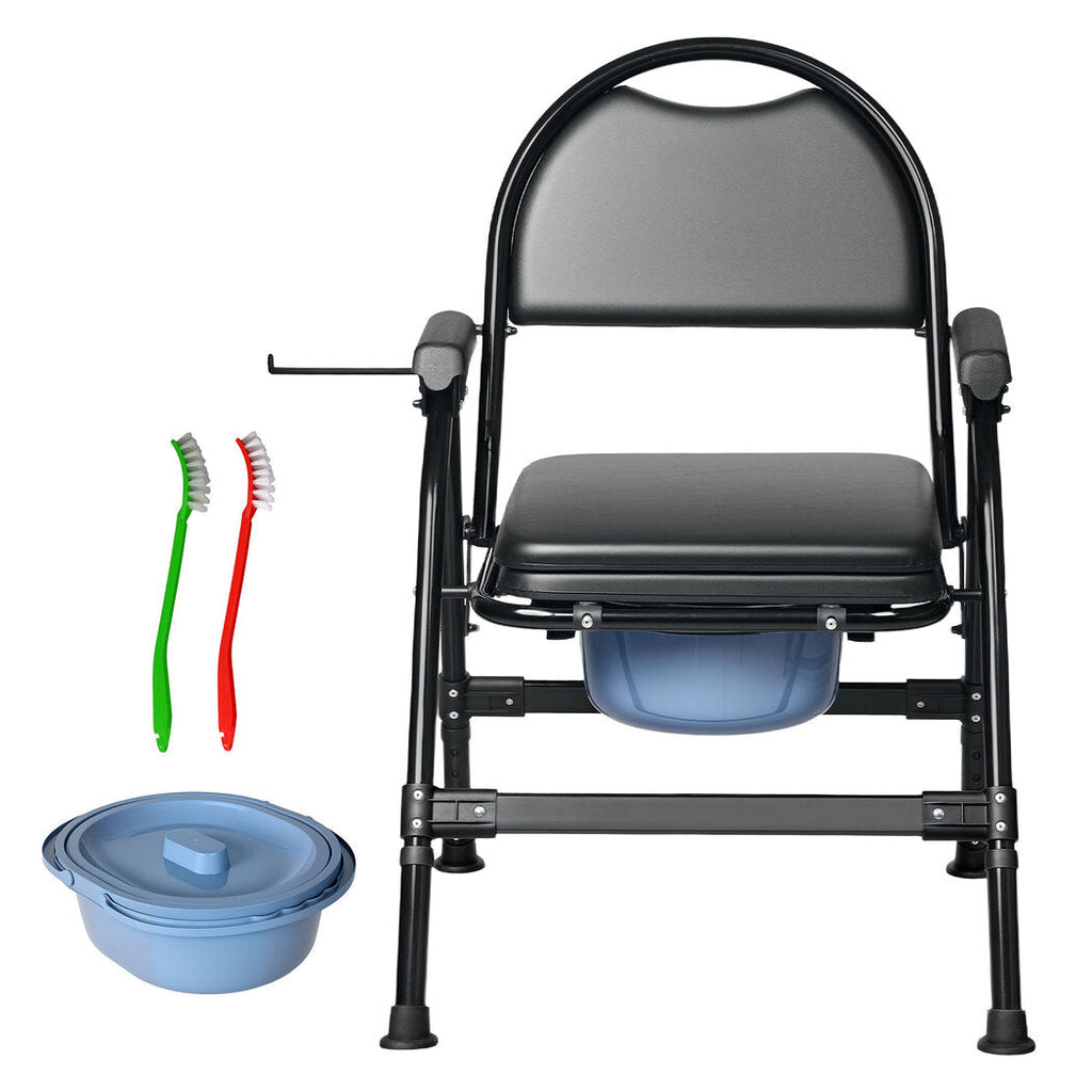 Levede Shower Tiolet Commode Chair Bedside Seat Elderly Pregnant Disability Aid