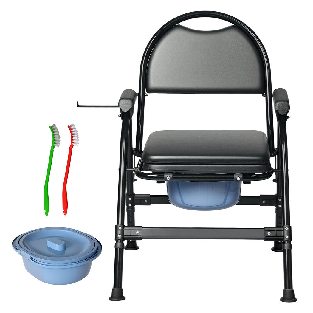 Levede Shower Tiolet Commode Chair Bedside Seat Elderly Pregnant Disability Aid