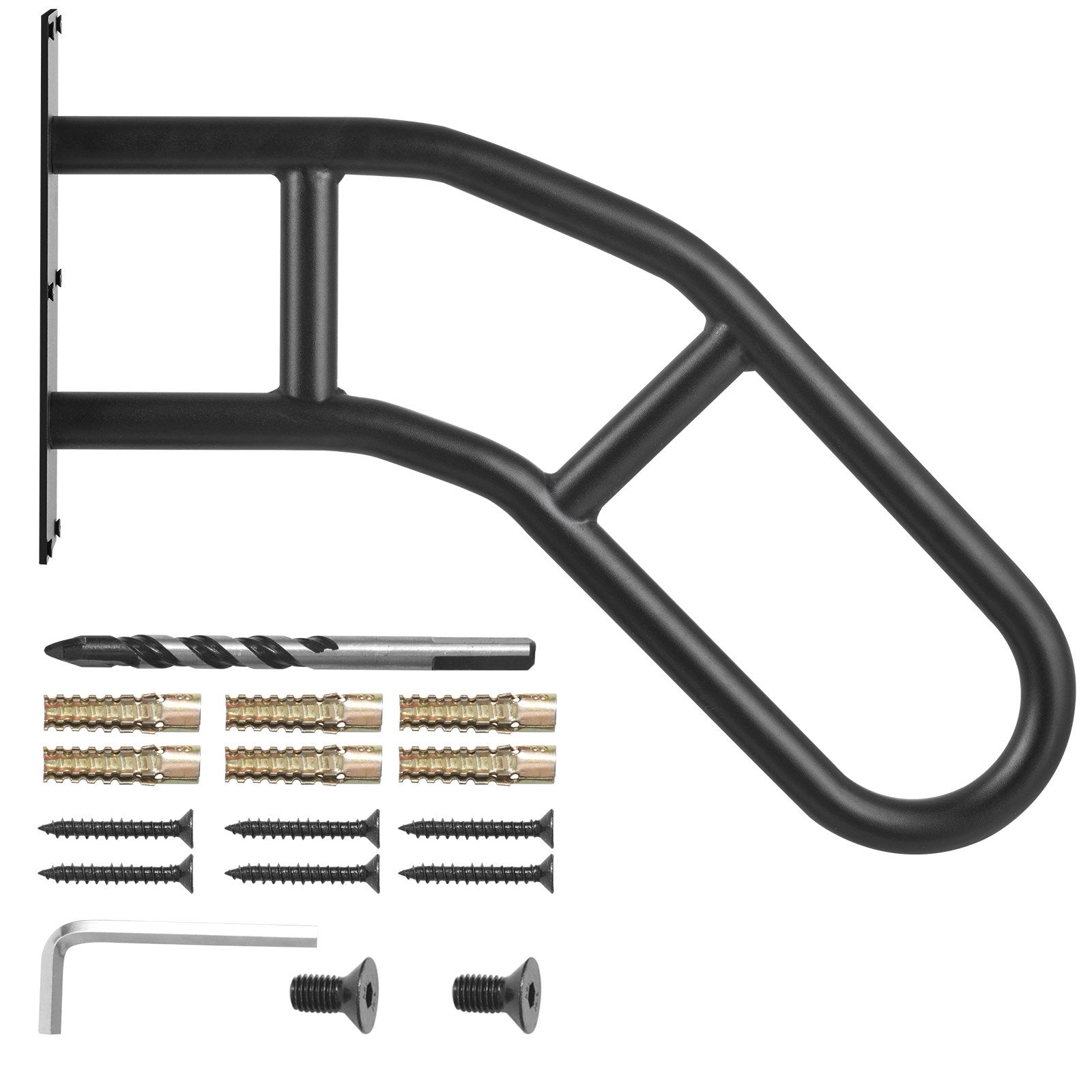 Handrails for Outdoor Steps, 29in Length Wall Mount Safety Railings